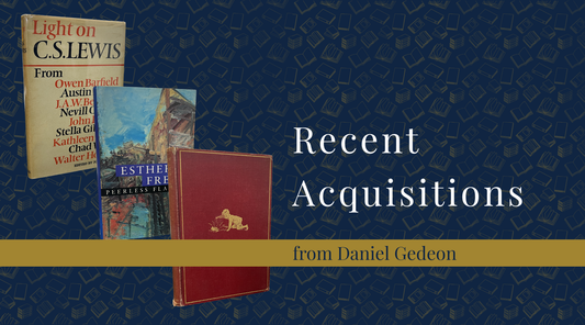 Recent Acquisitions at Goldsboro Books (Volume One: April 2026)