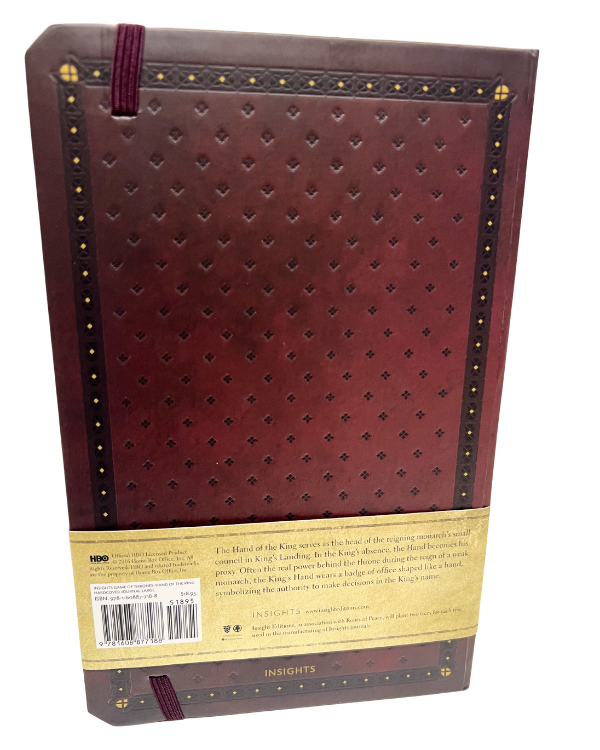 Game of thrones - Hand of the King - Ruled Notebook